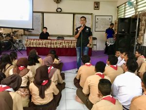 Read more about the article Polisi sahabat remaja, Satresnarkoba Polres Jakbar Berikan Penyuluhan Bahaya Narkoba