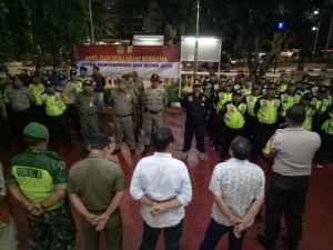Read more about the article Polsek Tanjung Duren Gelar Apel gabungan Operasi Cipkon dan Patroli Biru bersama 3 Pilar