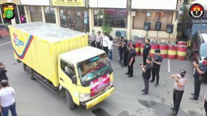 Read more about the article Kapolres Metro Jakarta Barat pelepasan 10.000 paket sembako sambut hari hut Bhayangkara ke 74
