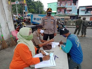 Read more about the article Ops Tibmask, 33 pelanggar kedapatan tidak menggunakan masker di Tambora Jakarta Barat