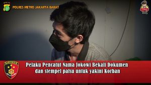 Read more about the article Pelaku Pencatut Nama Jokowi Bekali Dokumen dan stempel palsu untuk yakini Korban