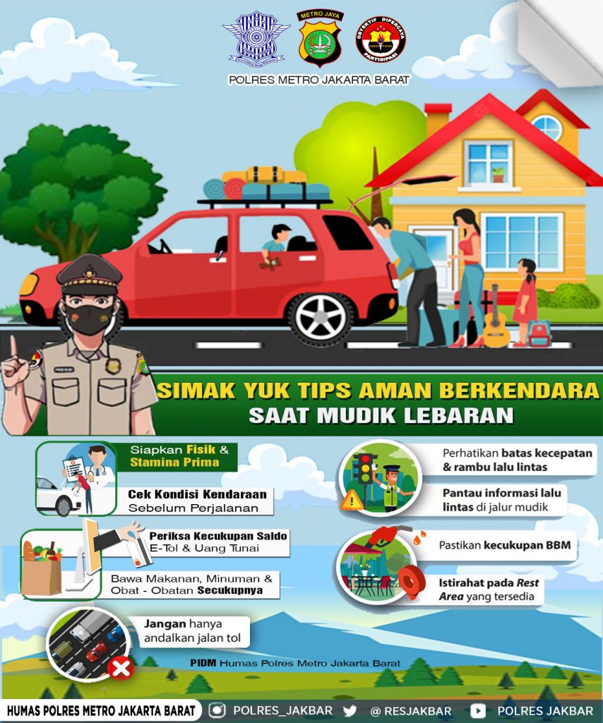 Simak Tips Mudik Aman Dengan Mobil Pribadi Media Center Polres Metro