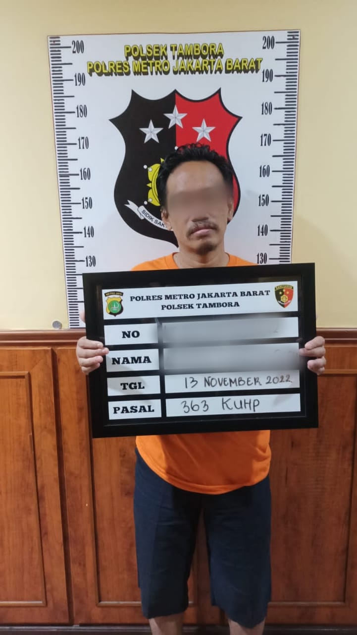 You are currently viewing Pria Tuna Wicara Pelaku Pencurian di Tambora Sudah Lakukan Aksinya Sejak Maret 2022